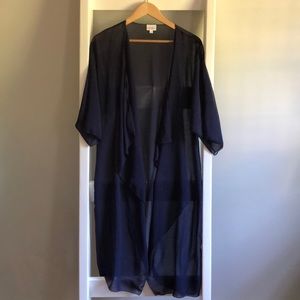 LuLaRoe Navy Shirley Kimono